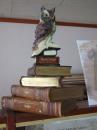 <p>Фрагмент оформления выставки "Жизнь, отданная книге: к 500-летию со дня рождения первопечатника Ивана Федорова"</p>